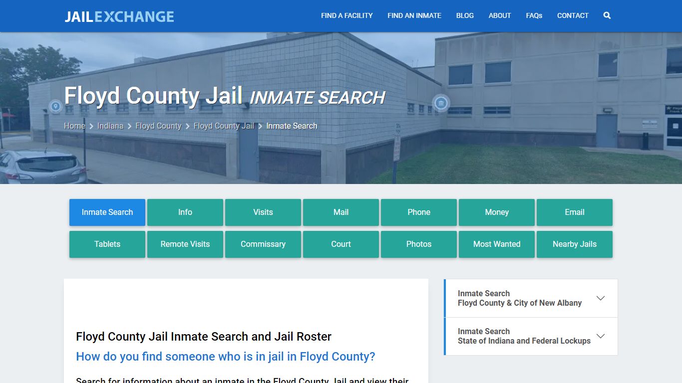 Inmate Search: Roster & Mugshots - Floyd County Jail, IN - Jail Exchange